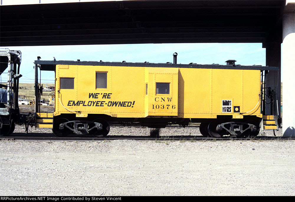 Chicago & Northwestern caboose CNW #10376